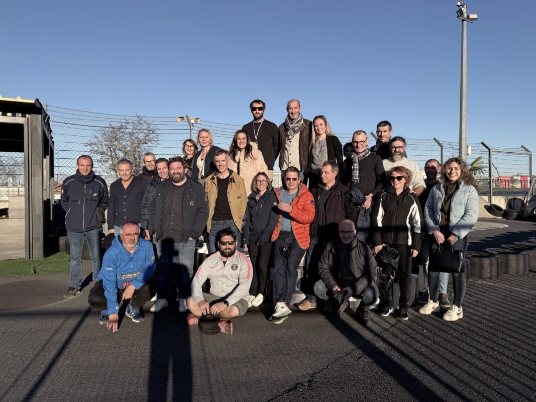 Podium karting EVG groupe entreprise